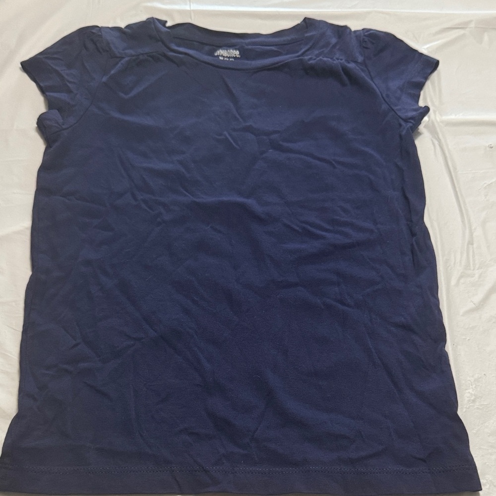 Gymboree Navy Blue Short Sleeve Tee NWOT SIZE Medium 7/8